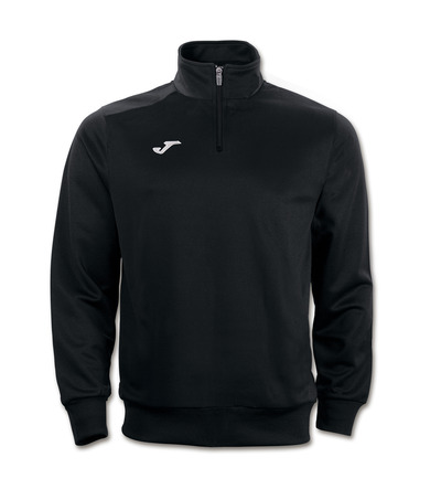 Faraon Quart Zip Sweat Top Black