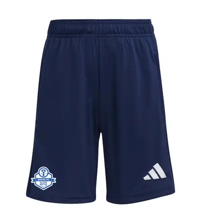 Bocas Coaches Adidas Entrada 26 Zip-Pocket Short Navy