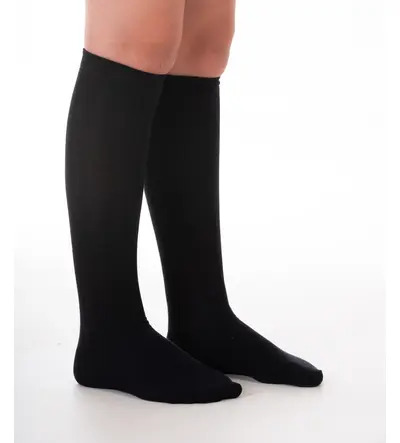 Kneehigh Sock Black (2 PACK)
