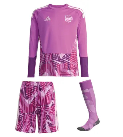 Chars Adidas Tiro 26 Goalkeeper Set Purple JNR