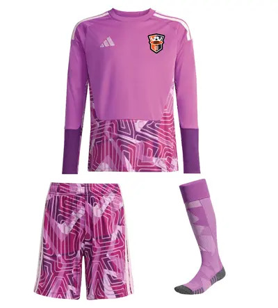 Harlow Tekkers Adidas Tiro 26 Goalkeeper Purple Set SNR