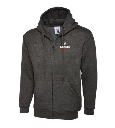 Scouts Billericay & Wickford Zip Hoodie Charcoal