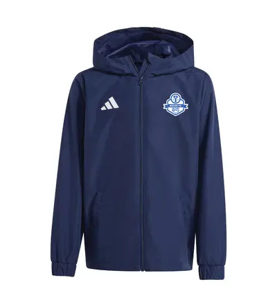 Bocas Coaches Adidas Entrada 26 All Weather Jacket Navy