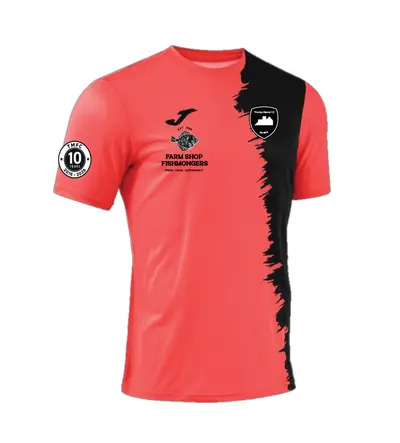 TMFC (10yr Anniversary) Picasho T-Shirt Coral/Black JNR
