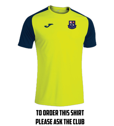 Newhall Rangers Academy Shirt Neon Yellow/Navy