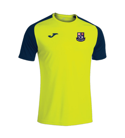 Newhall Rangers Academy Shirt Neon Yellow/Navy JNR