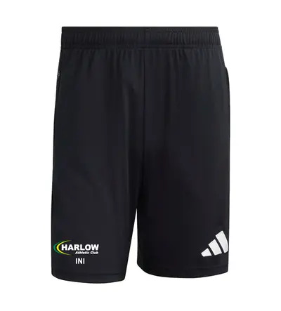 Harlow Athletic Club Adidas Entrada 26 Zip Pocket Short Black JNR