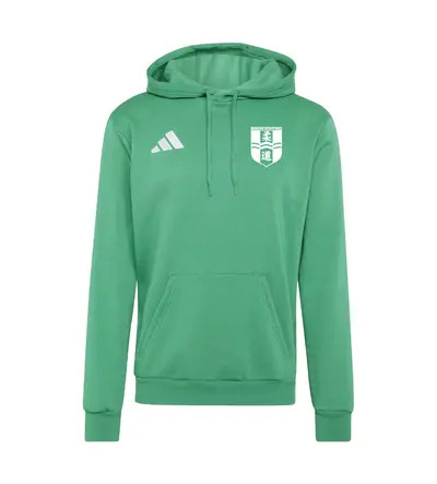BS Judo Adidas Entrada 26 Cotton Hoodie Green JNR