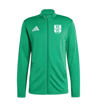 BS Judo Adidas Entrada 26 Full Zip Jacket Green JNR