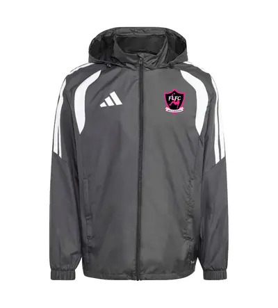 FLFC Coaches Adidas Tiro 26 League Hooded Windbreaker Black/White JNR