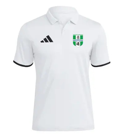 BS Judo Adidas Entrada 26 Polo White JNR