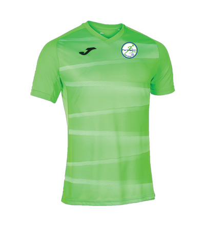 Paringdon FC Grafity II Away Shirt Neon Green/White