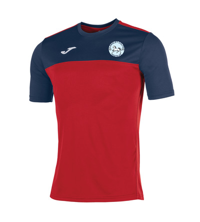 Langley Winner T-Shirt Red/Navy JNR