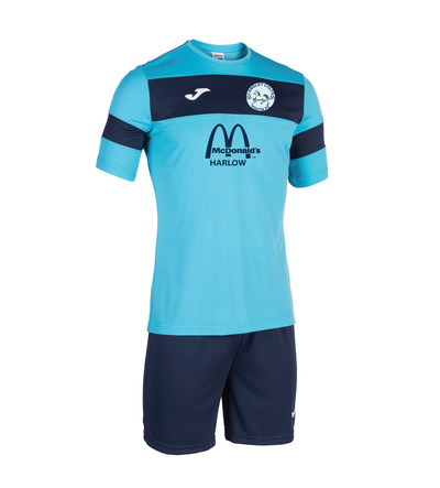 Langley Colts 2021/2022 Home Shirt & Short Set Turquoise/Navy