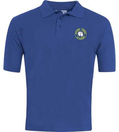 Potter Street Polo Shirt Royal with or without School Crest