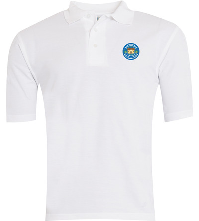 Coopersale Uneek Polo White with or without School Crest