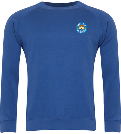 Coopersale Uneek Sweatshirt Royal with or without School Crest