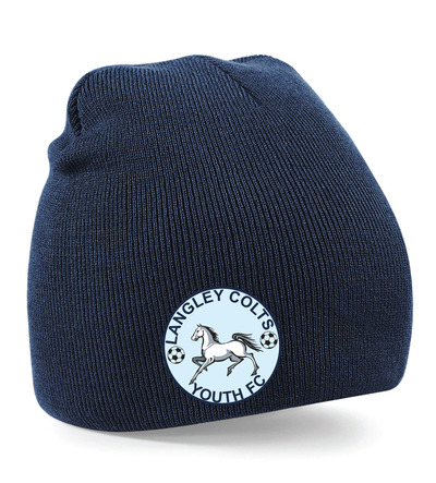 Langley Colts Beanie Hat Navy
