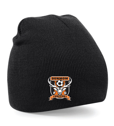 DUFC Beanie Hat with Woven Badge
