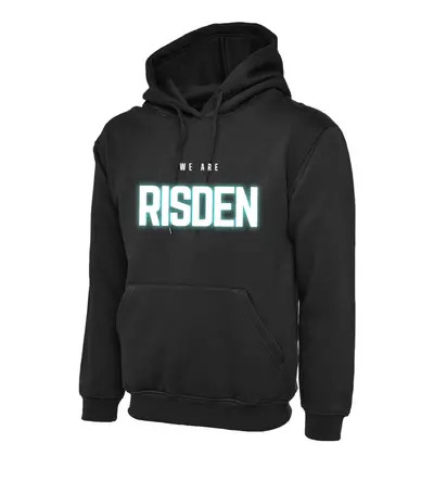 WAR Hoodie Black JNR