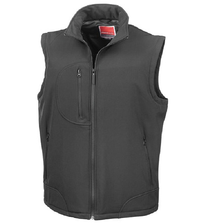 4 Wall Softshell Bodywarmer Black