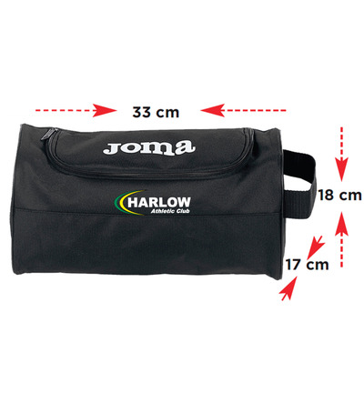 Harlow Athletics Club Joma Boot Bag Black