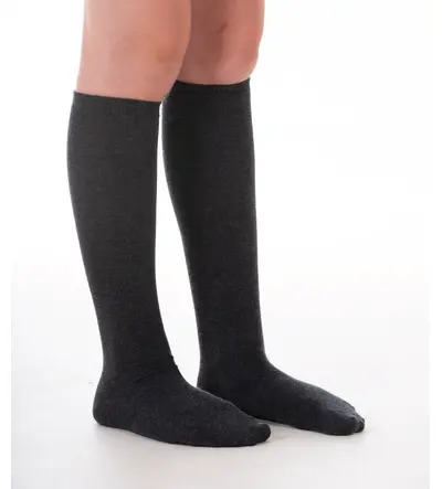 Kneehigh Sock Charcoal (2 PACK)