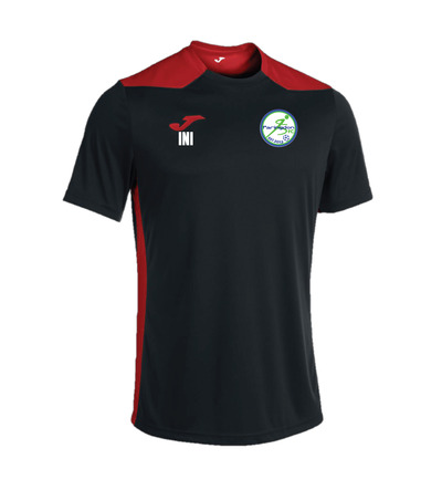 Paringdon Champ VI Coaches T-Shirt Black & Red