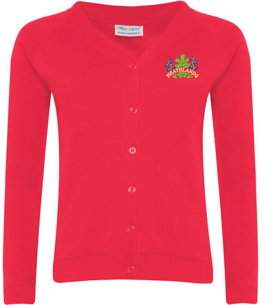 Heathlands Cardigan Red