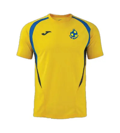 SK Sports Champ 20 T-Shirt Yellow/Royal/Navy JNR