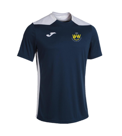 Woodford Wells Champ VI tee Navy/White with Badge