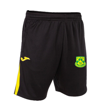 Dunmow Rovers Coaches Champ VII Shorts Black/Yellow SNR