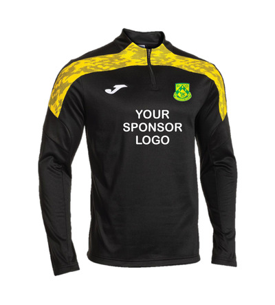 Dunmow Rovers Sponsor Pack Champ VIII 1-4 Zip Black/Yellow SNR
