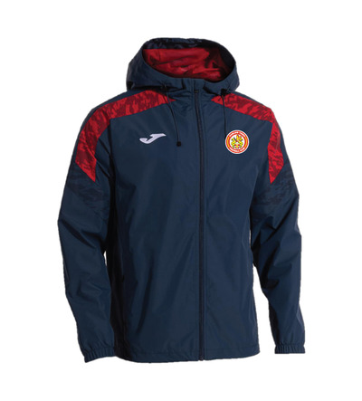 HTFC Champ VIII Raincoat Navy/Red JNR