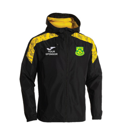 Dunmow Rovers Sponsor Pack Champ VIII Raincoat Black/Yellow SNR