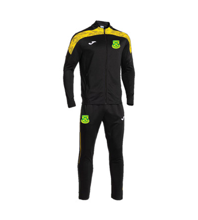 Dunmow Rovers Champ VIII Tracksuit Black/Yellow SNR