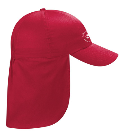 Chipping Ongar Legionnaire Cap Red with or without School Crest