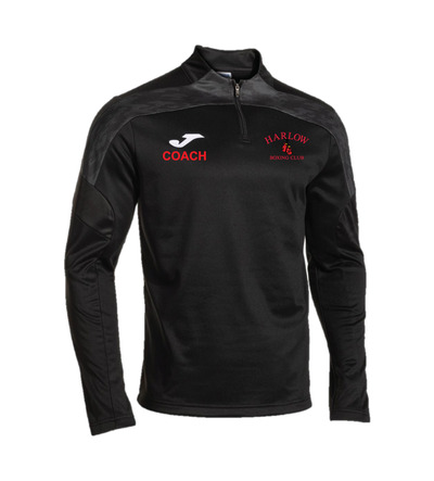 Harlow Boxing Club Coaches Champ VIII 1-4 Zip Black