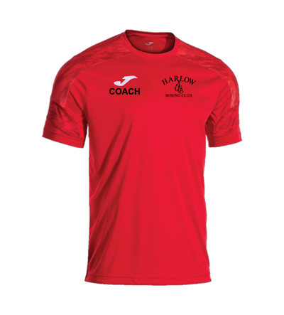 Harlow Boxing Club Champ VIII Coaches T-Shirt Red