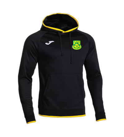Dunmow Rovers Combi Premium Hoodie Black/Yellow SNR