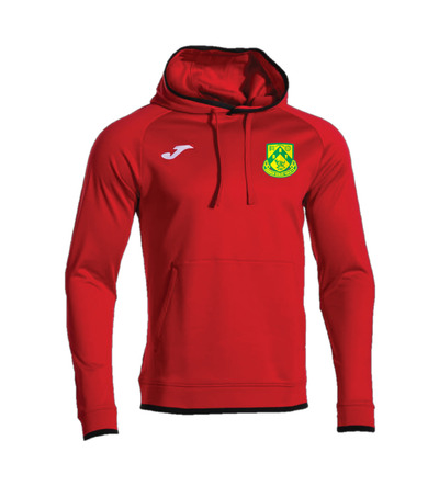 Dunmow Rovers Coaches Combi Premium Hoodie Red/Black JNR