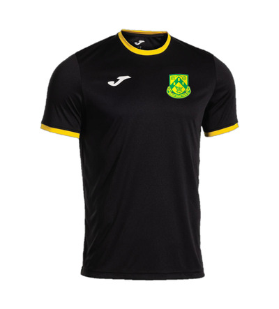 Dunmow Rovers Coaches Combi Premium T-Shirt Black/Yellow JNR