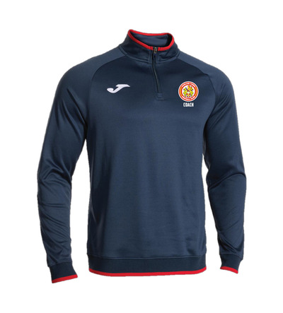 HTFC Coaches Combi Premium 1/4 Zip Navy/red JNR