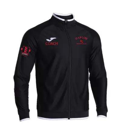 Harlow Boxing Club Coaches Combi Premium Full Zip Black/White