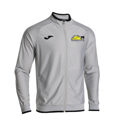 Harlow Lawn Tennis Combi Premium Full Zip Grey/Black with Back Print JNR