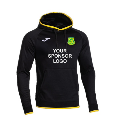 Dunmow Rovers Sponsor Pack Combi Premium Hoodie Black/Yellow JNR