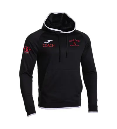 Harlow Boxing Club Coaches Combi Premium Hoodie Black/White