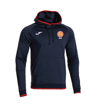 HTFC Coaches Combi Premium Hoodie Navy/Red JNR