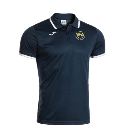 Woodford Wells Combi Premium Polo Navy/White with Badge JNR