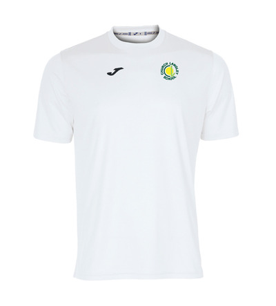 Church Langley Combi PE T-Shirt White with School Crest